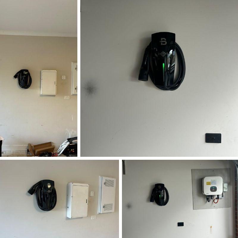beny  EV charger mounted on a wall 