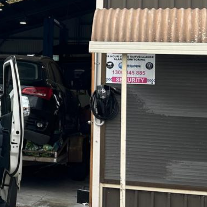 Black Beny EV charger installed on a garage